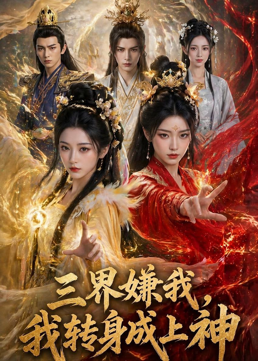 三界嫌我，我转身成上神 2026 短剧 海报