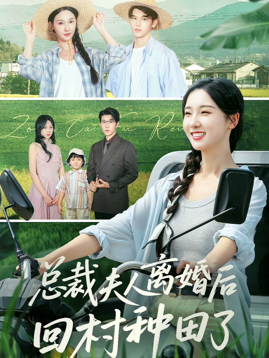 总裁夫人离婚后回村种田了 2025 短剧 海报