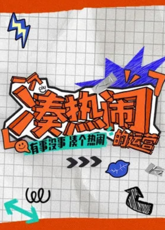 一个凑热闹的运营 2026 综艺 海报
