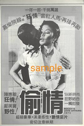偷情客 1985 电影 海报
