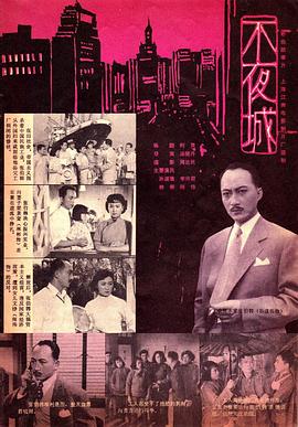 不夜城 1957 电影 海报