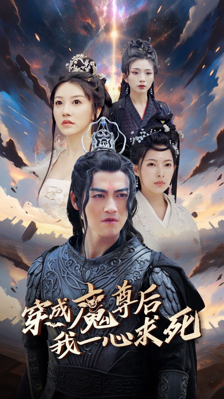 穿成魔尊后我一心求死 2024 短剧 海报
